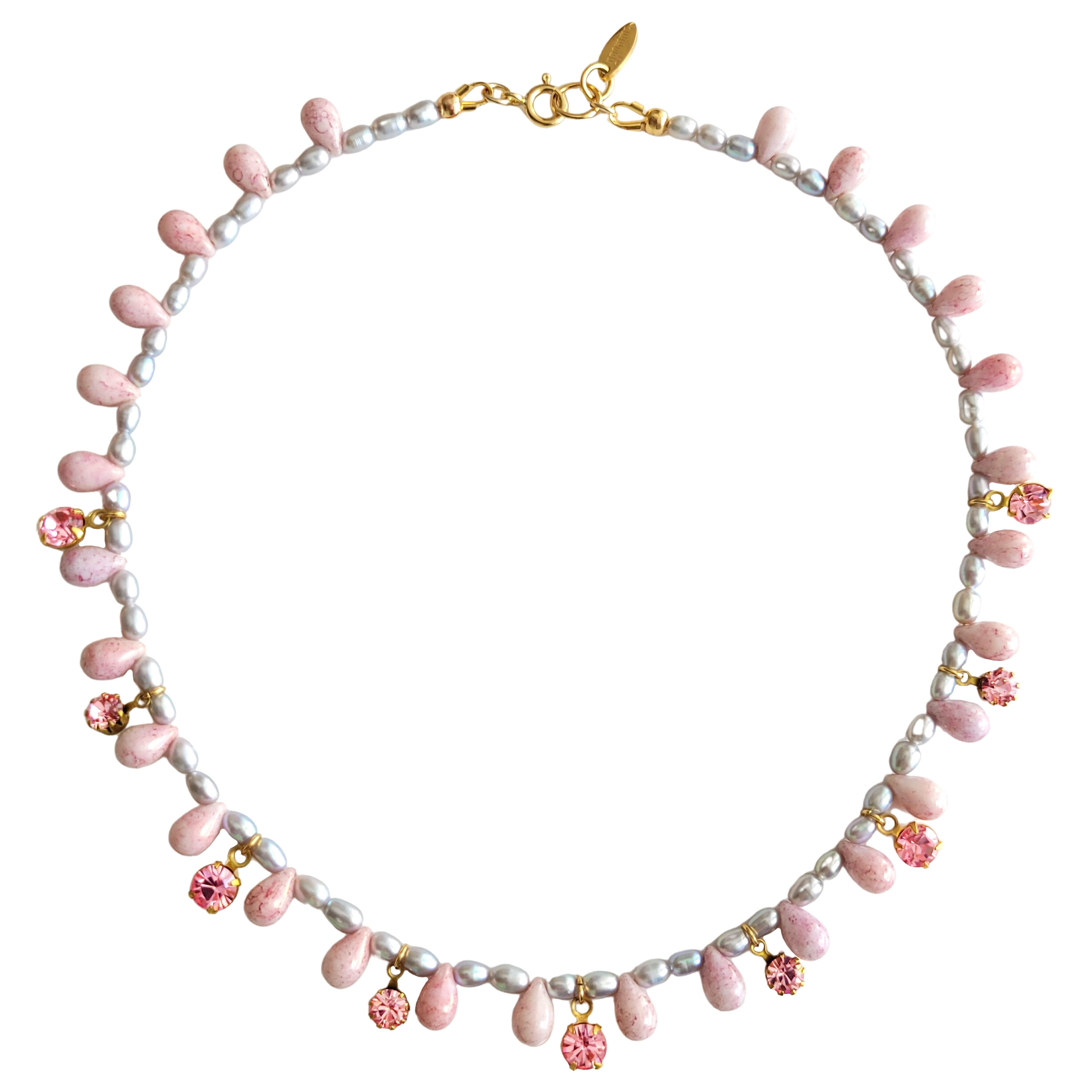 Strawberry Milkshake Necklace NPOMME-119